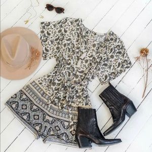 Spell and The Gypsy journey romper ash grey belted